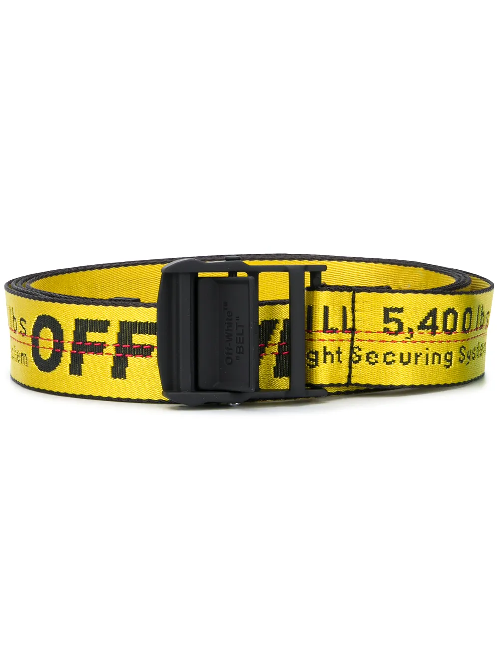 Off-White Transparent belt with logo, Men's Accessories