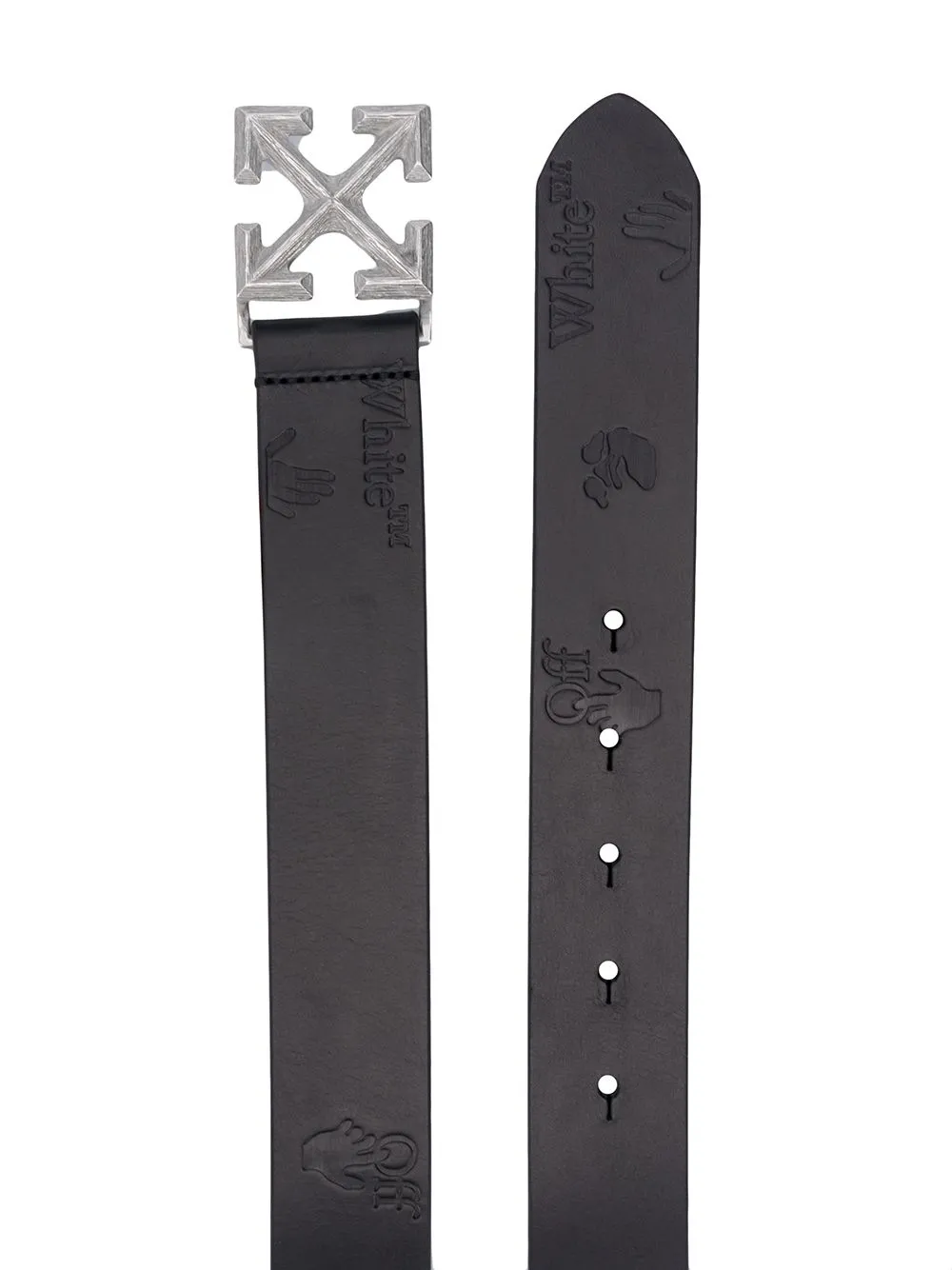 off white arrow buckle belt