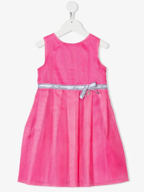 Miss Blumarine ribbon-detail party dress