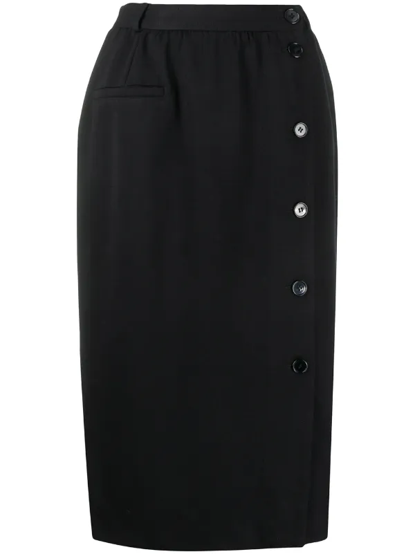 white midi skirt 1970
