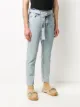 Off-White bleached-effect slim-fit jeans