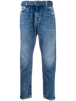 Off-White Slim Low Crotch Jeans - Farfetch