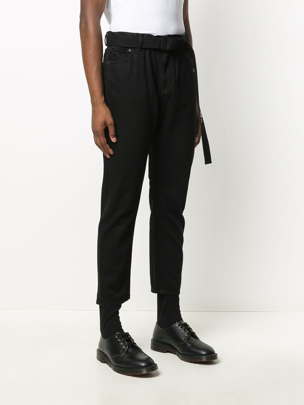 Shop Off-White slim low crotch jeans with Express Delivery - FARFETCH