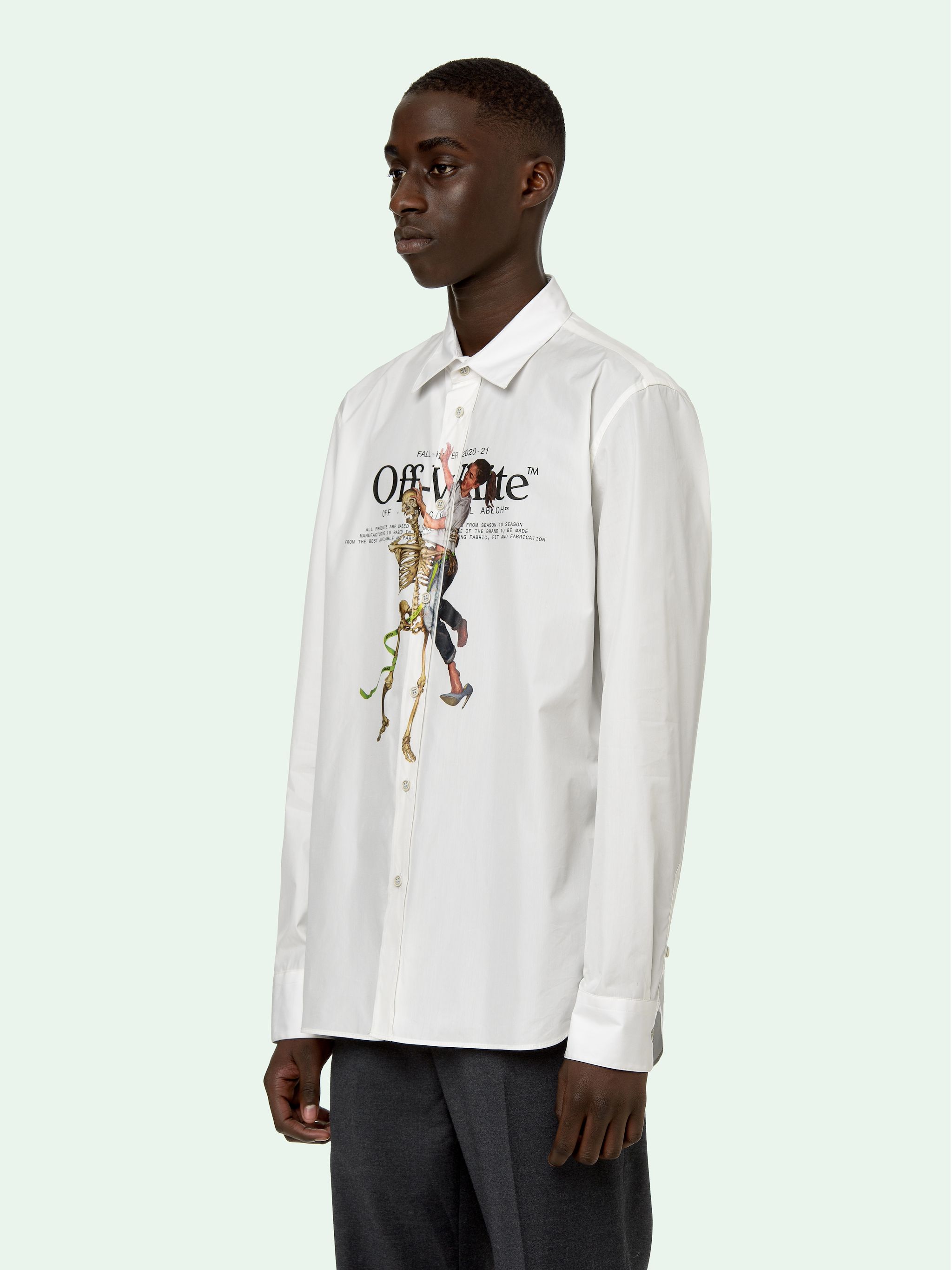 PASCAL SKELETON SHIRT - Off-White™ Official Site