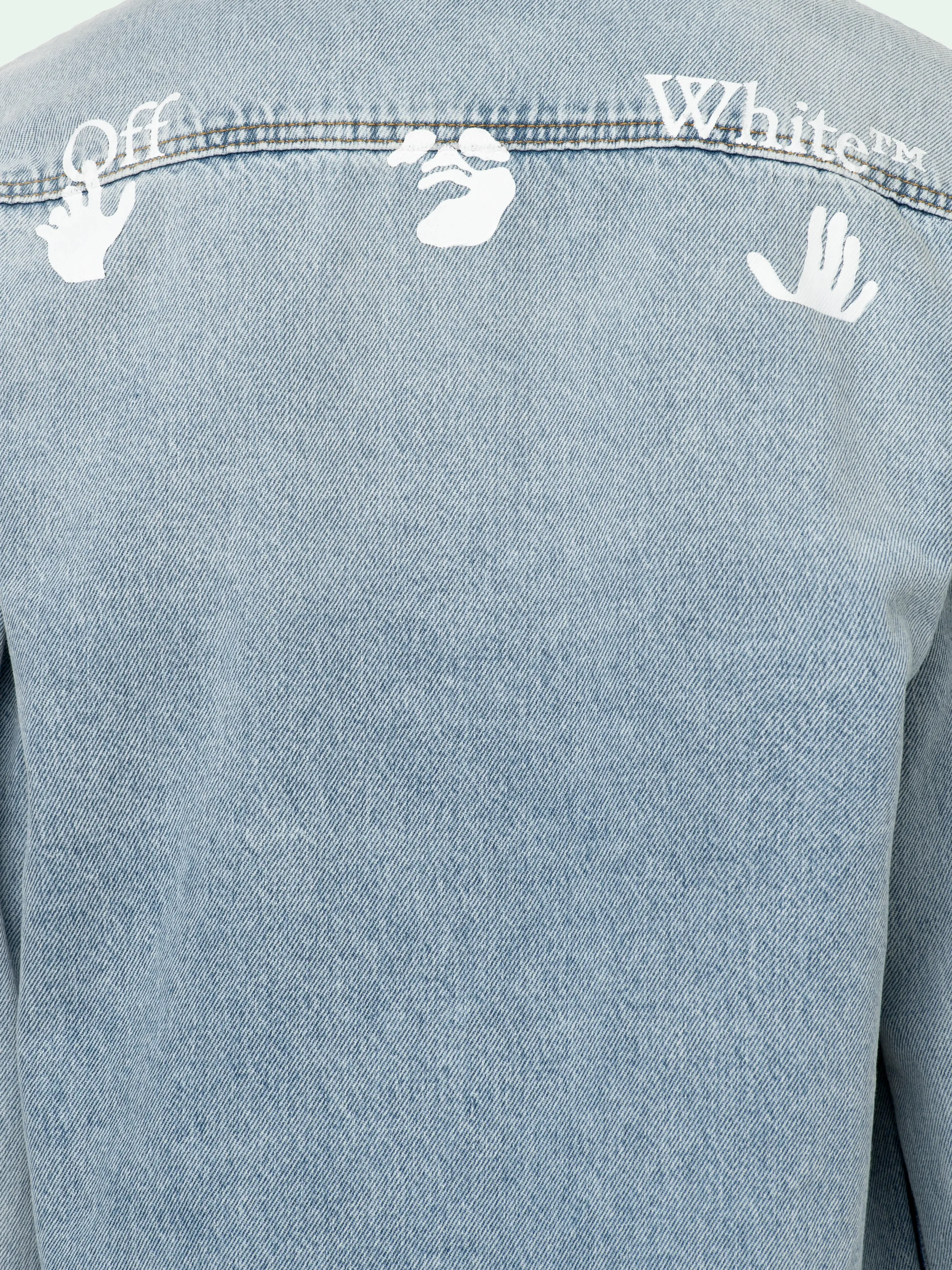 BLEACH LOGO DENIM SHIRT OffWhite™ Official Site