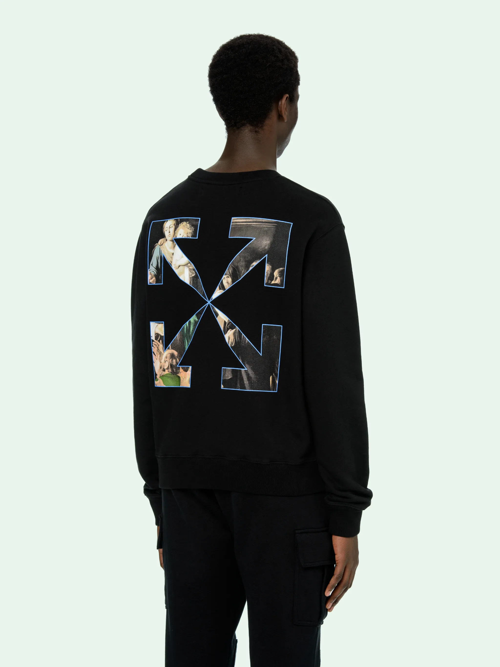 BLACK CARAVAGGIO PAINTING SWEATSHIRT 