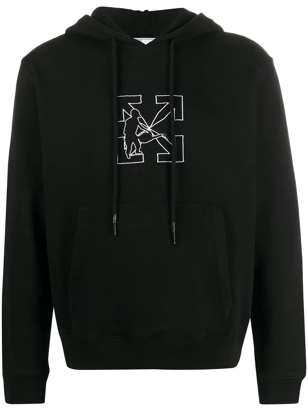 Off-White Workers logo-print Hoodie 