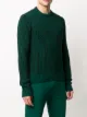 Off-White striped logo knitted jumper