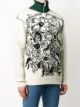 Off-White Pullover mit floralem Print