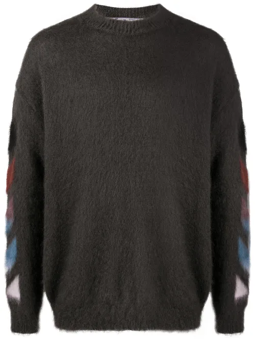 Pull Arrows texturé à logo - Off-White - Modalova