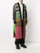 Off-White calf-length intarsia-knit cardigan