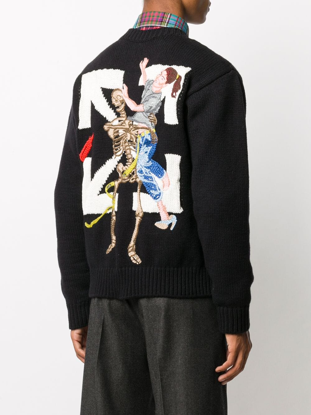 Off-White Pascal Wet Floor Crew Neck Jumper - Farfetch