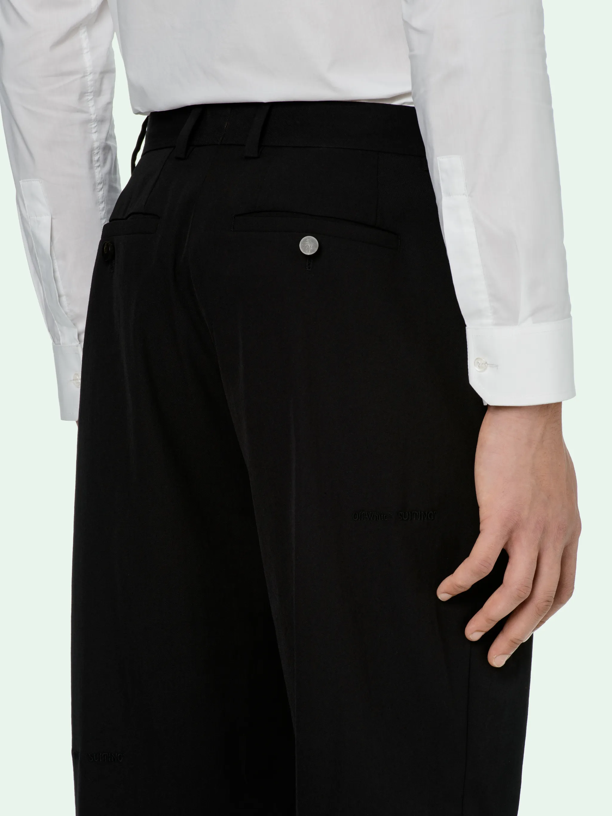 BLACK FORMAL PANTS OffWhite™ Official Site