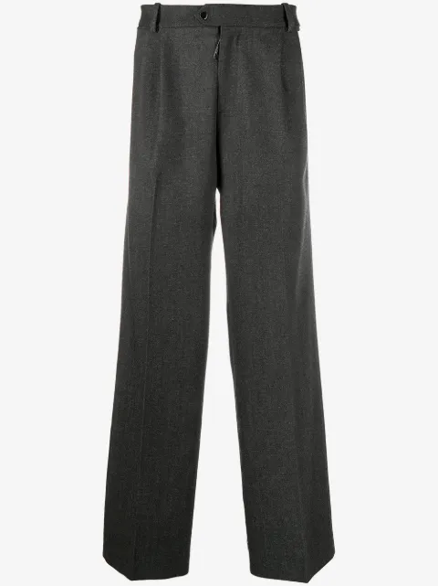 Off-White pantalones de vestir con pinzas