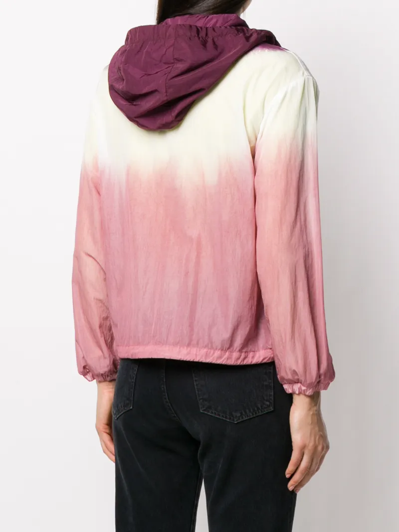 MONCLER TIE-DYE PRINT HOODED JACKET