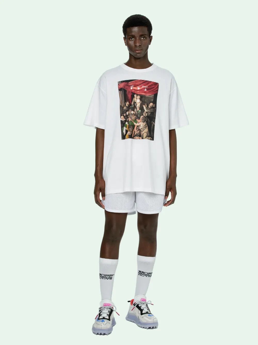 WHITE PAINTING S/S OVER T-SHIRT in white | Off-White™ Official