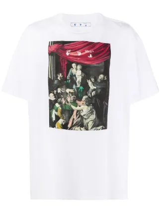 T shirt off hot sale white caravaggio