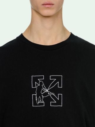 LOGO WORKERS DOUBLE SLEEVE T-SHIRT | Off-White™ Official Site