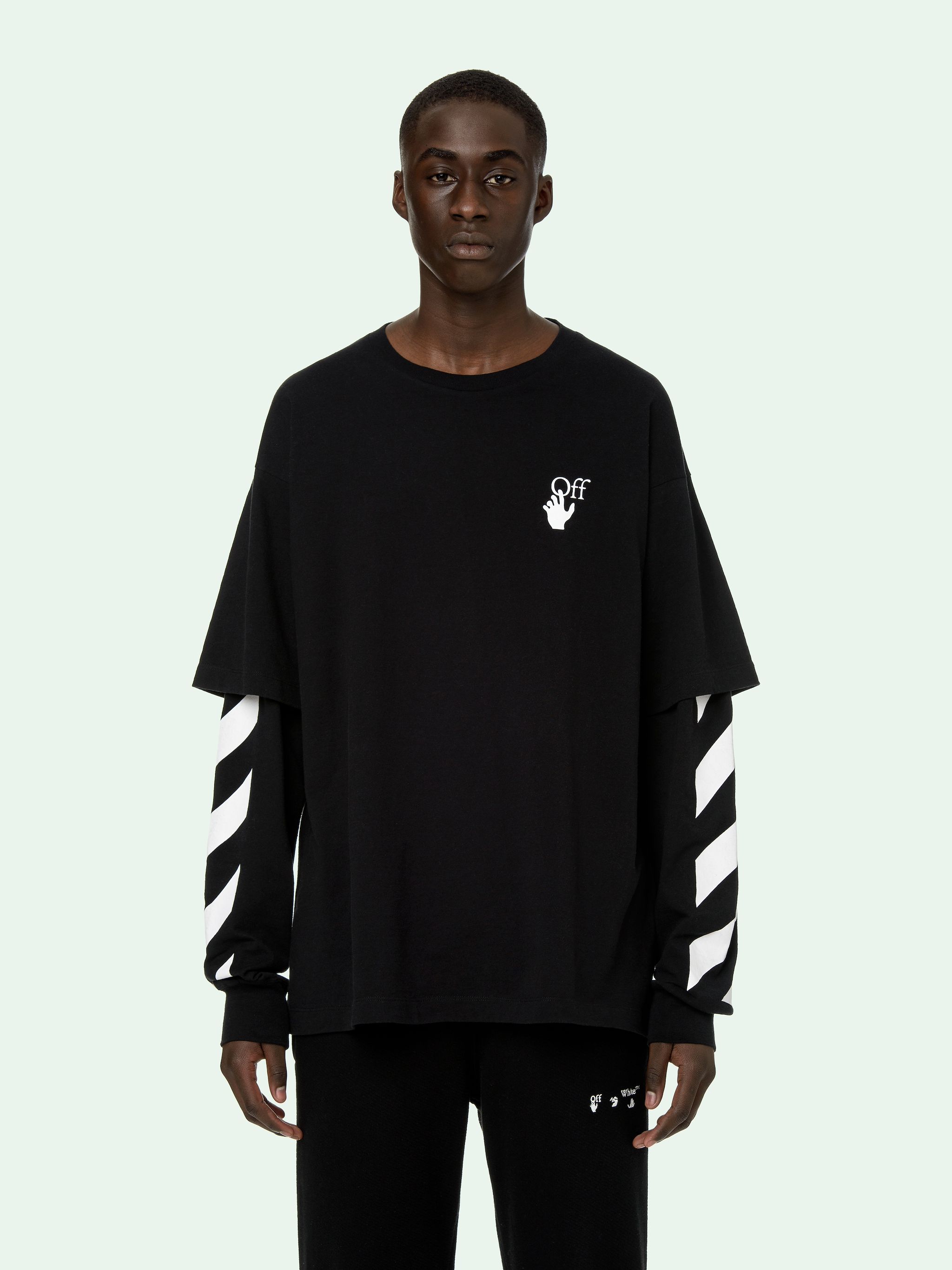 off white double sleeve