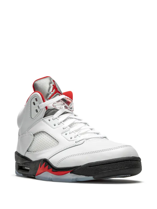 men's jordan 5 fire red