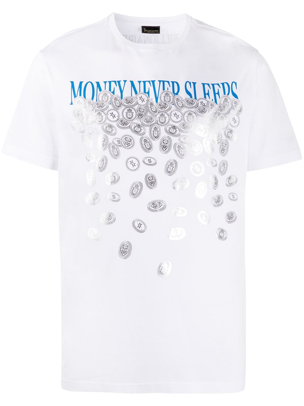 Billionaire T-shirt Mit Grafischem Print In White