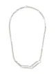 Image 1 of Off-White double paperclip necklace