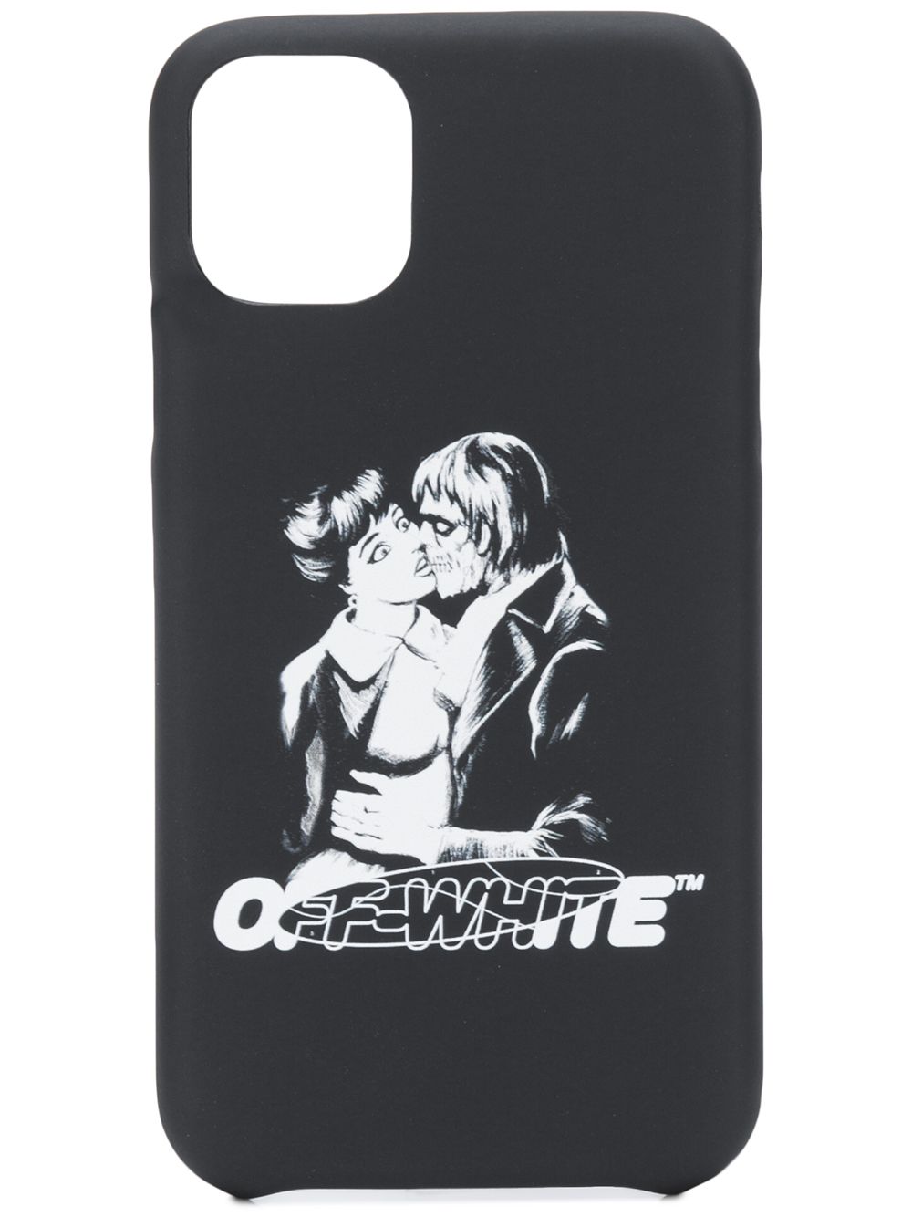 фото Off-white чехол kiss для iphone 11