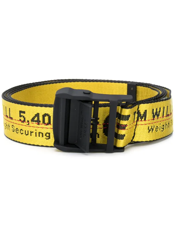 OFF WHITE, Industrial Belt, Unisex, Yellow 6000