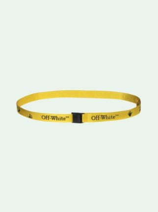 Mini Industrial belt in yellow - Off White