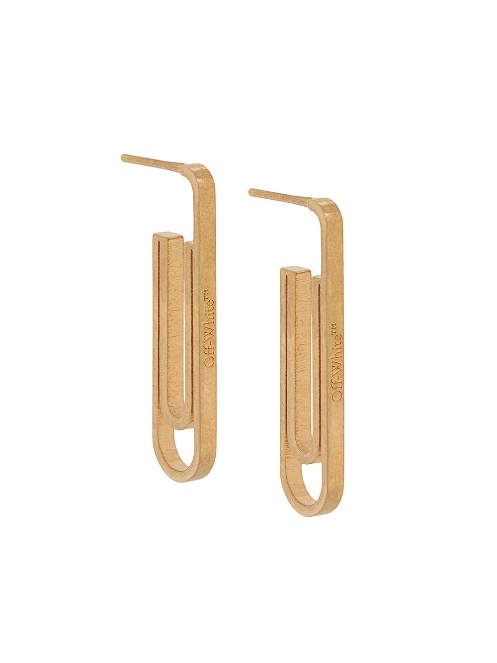 Off white deals paperclip earring