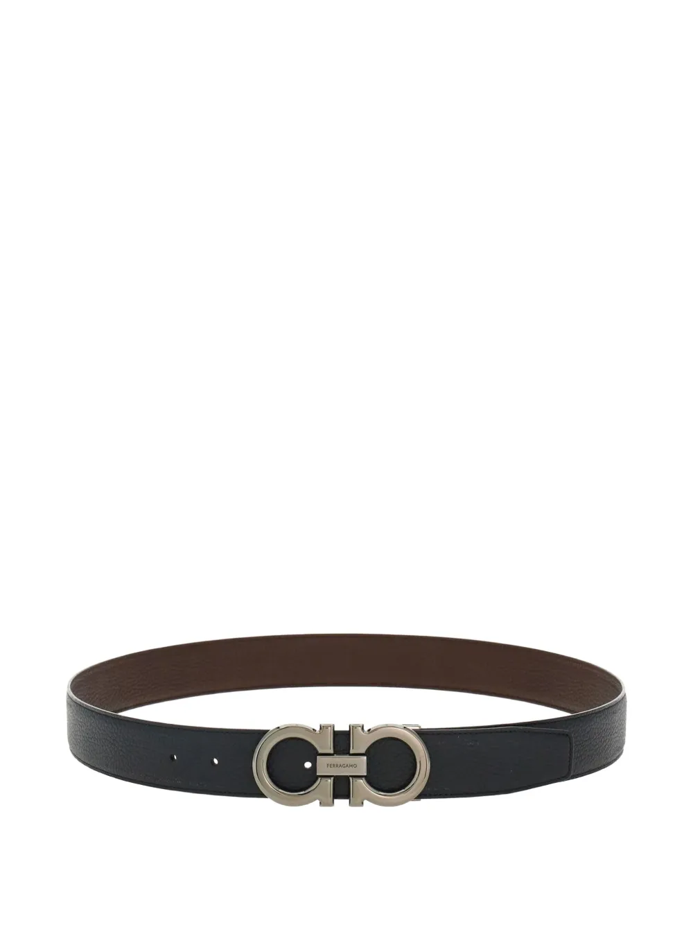 Ferragamo cinturón reversible Gancini | negro | Image 1