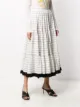 Gianluca Capannolo striped flared midi skirt