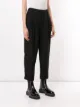 izzue cropped straight-leg trousers