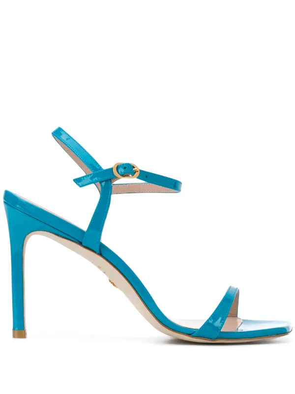 blue stiletto sandals