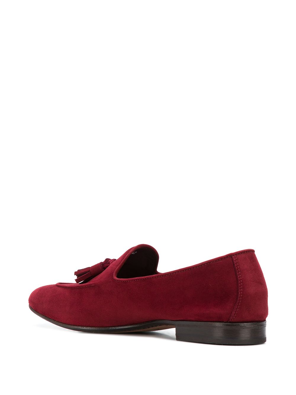 фото Henderson baracco tassel detail suede loafers