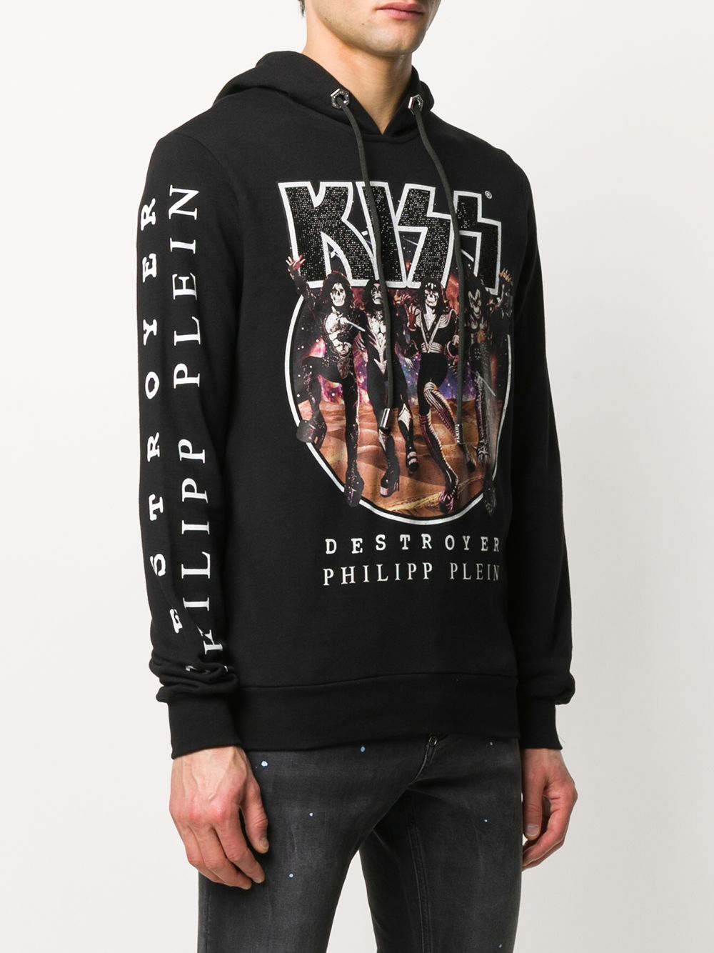 фото Philipp plein худи с принтом kiss