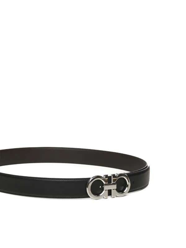 Ferragamo ガンチーニ ベルト | ブラック | FARFETCH JP