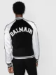 Balmain logo-appliqued bomber jacket