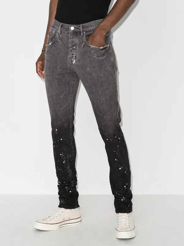 purple brand jeans grey