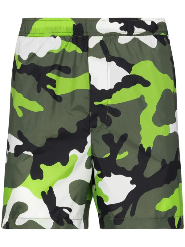 valentino swim shorts camo