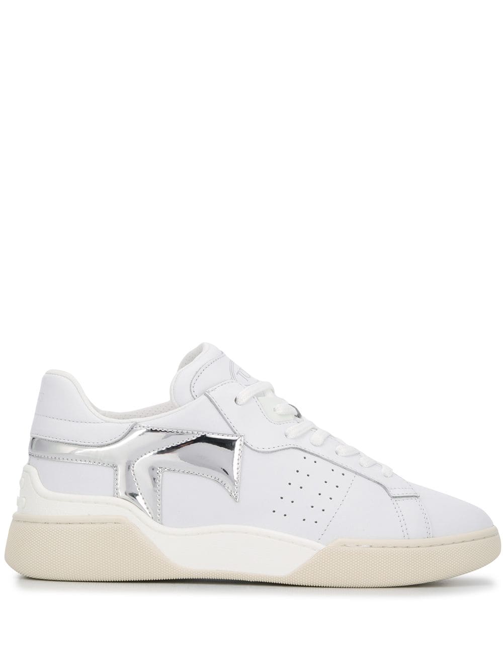 tod's white leather sneakers