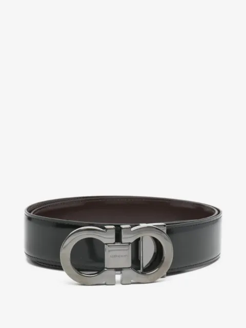 Ferragamo cinturón reversible con hebilla Gancini