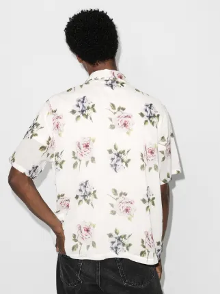 rose print cotton shirt展示图