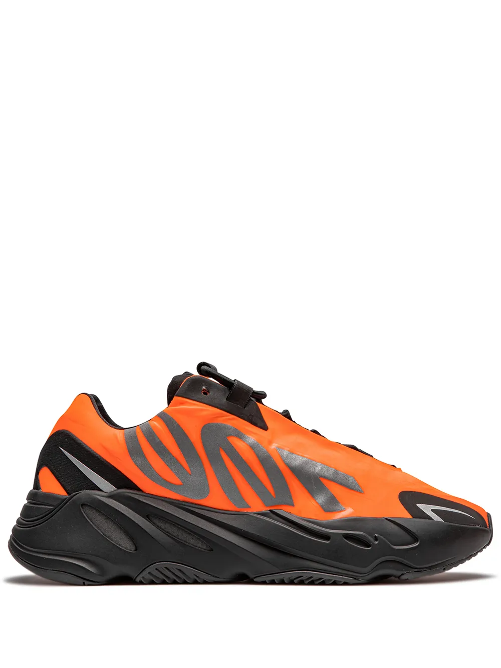 black and orange yeezy 700