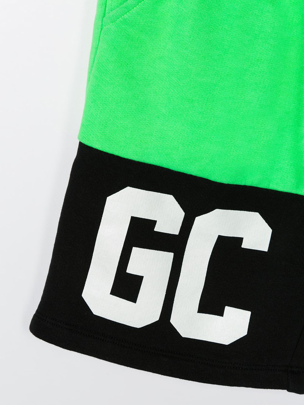 фото Gcds kids logo print track shorts