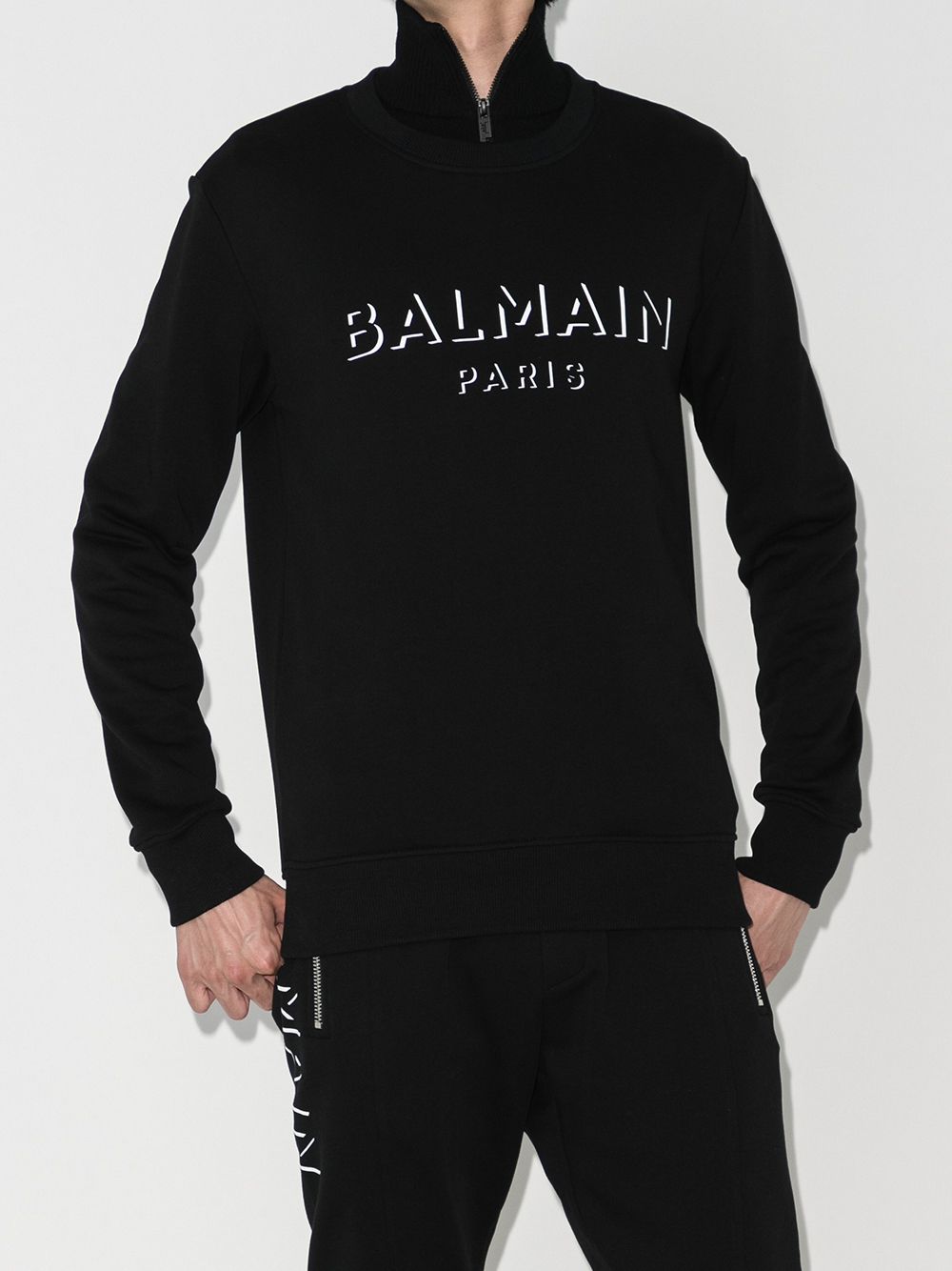 фото Balmain толстовка с логотипом