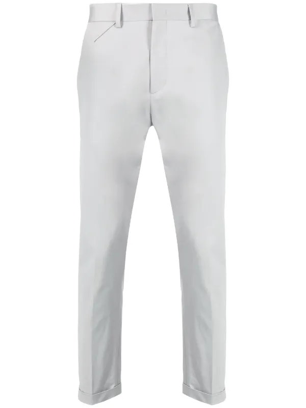 grey slim fit chino trousers