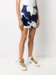 Off-White cow-print denim skirt