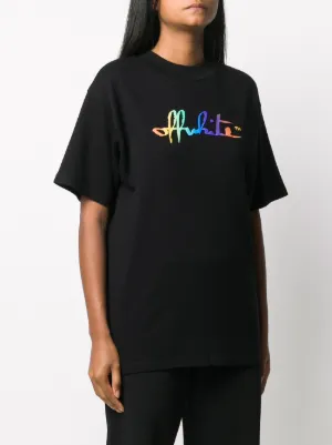 off white rainbow shirt