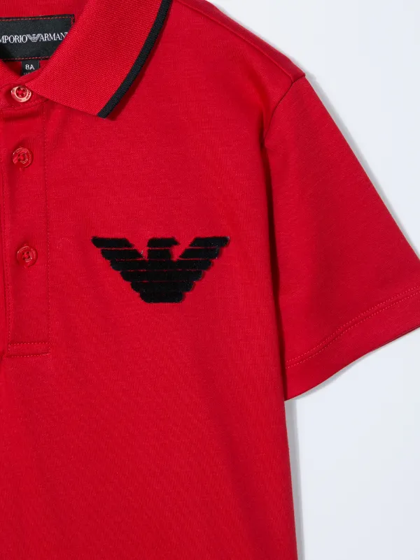 red armani tracksuit